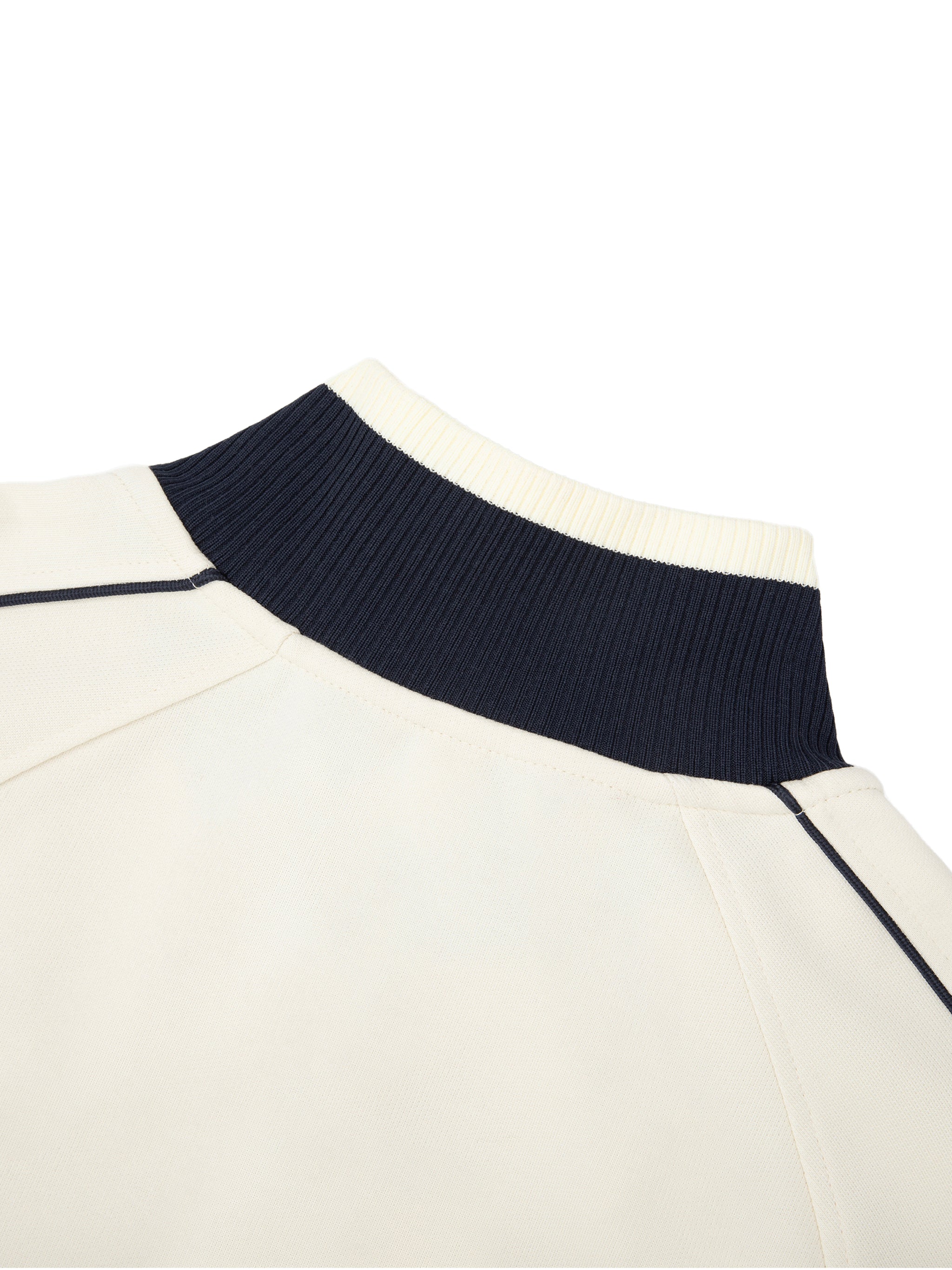 Color Block Raglan Sleeve Zip Track Jacket